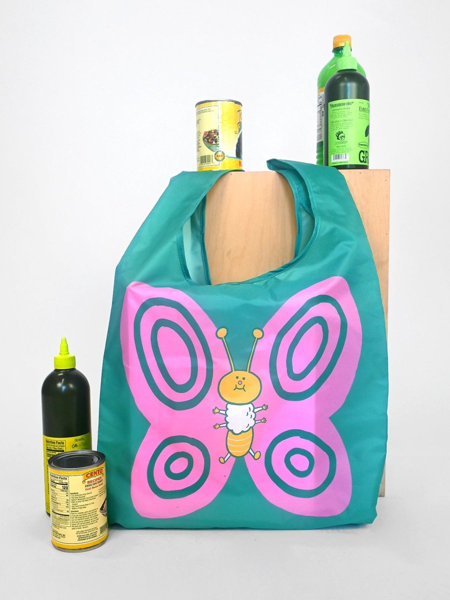 "Mighty Morphing" Reusable Bag. Design by HO HOS HOLE IN THE WALL