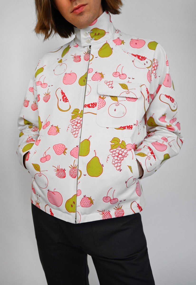 "All Over Fruit" print Jacket