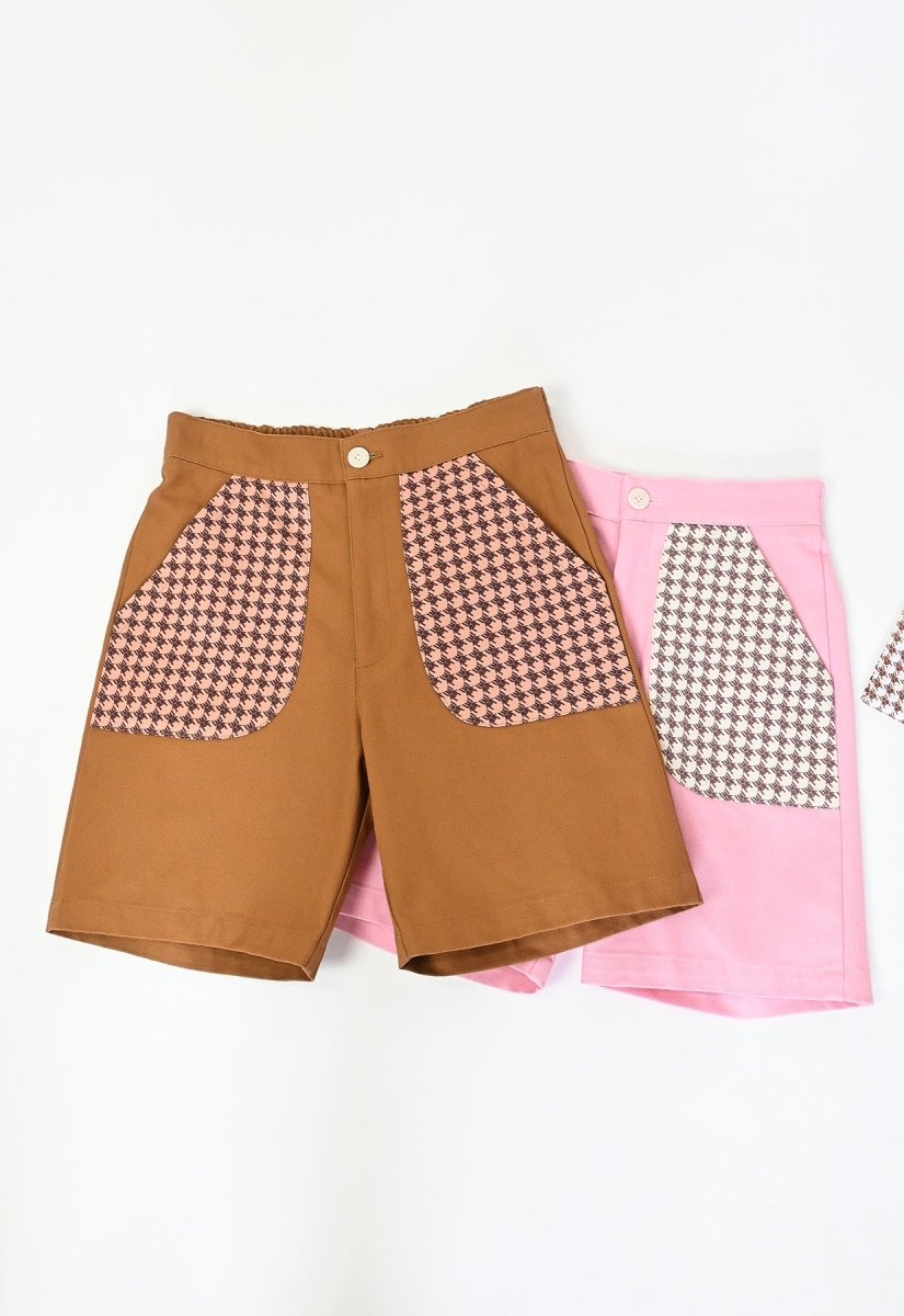 "Beetletooth" Shorts - Caramel